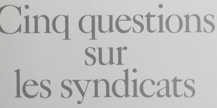 Du mystère des syndicats au syndicalisme libéral